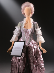 Poly Star Lady, pohybovatelná dámská figurína, šedá s vlasy, provedení flock