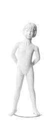 Q-Kids dětská figurína Cara 4 roky, postoj 1, prolisované vlasy, bílá