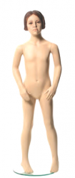 Q-Kids dětská figurína Dawn 8 roků, postoj 1, prolisované vlasy, tělová