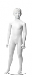 Q-Kids dětská figurína Floyd 6 roků, postoj 1, prolisované vlasy, bílá