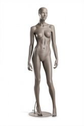 Dámská figurína Coy, figurína s lesklými rty, pozice C1108, barva RAL 7006