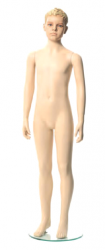 Q-Kids dětská figurína Morris 10 roků, postoj 2, prolisované vlasy, tělová