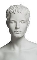 Vanessa Diver sportovní figurína, prolisované vlasy, bílá