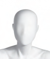 Athletix sportovní figurína, posice AHF-03, hlava Pam, bílá