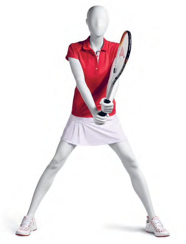 Athletix sportovní figurína, posice AHF-03, hlava Pam, bílá