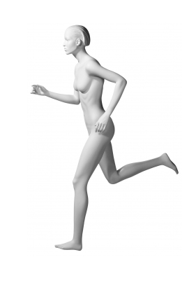 Athletix sportovní figurína, posice AHF-01, bílá