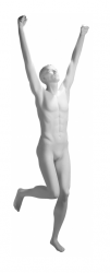 Athletix sportovní figurína, posice AHM-03, bílá