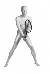 Athletix sportovní figurína, posice AHM-04, bílá