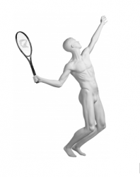 Athletix sportovní figurína, posice AHM-05, bílá
