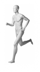 Athletix sportovní figurína, posice AHM-02, bílá