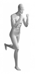 Athletix sportovní figurína, posice AHM-18, bílá
