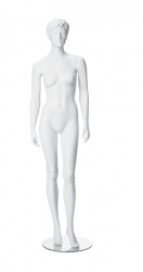 Dámská figurína Irene bílá, postoj 2, prolisované vlasy