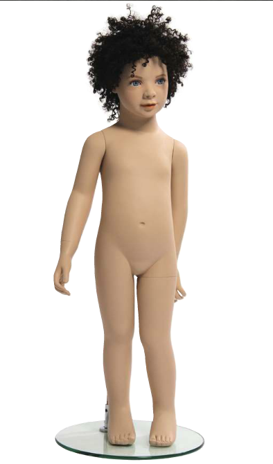 Kids Club dětská figurína Noah 2 roky, postoj 2, hlava na paruku, tělová