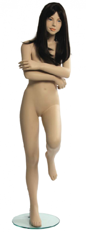 Kids Club dětská figurína Zoey 12 let, hlava na paruku, tělová