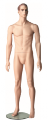 Pánská figurína Patrick tělová, postoj 1, prolisované vlasy, make-up