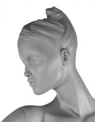 Dámská figurína Diva, pozice D1402S, barva RAL 7006, výška 190 cm