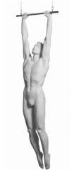 Kevin Acrobat sportovní figurína, prolisované vlasy, bílá