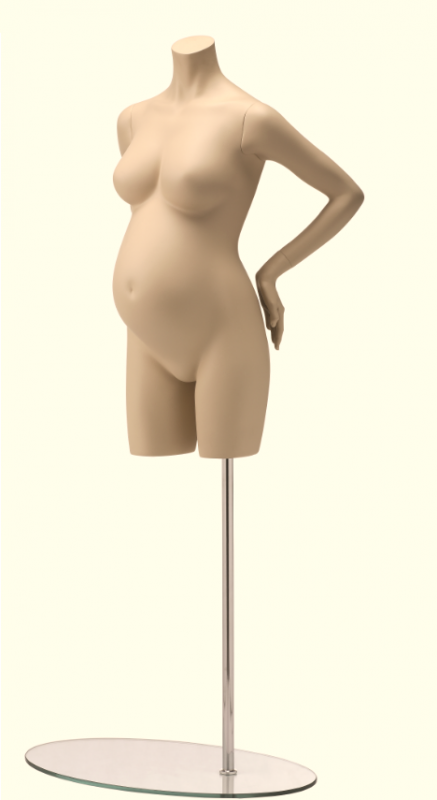 Maternity - torso bez hlavy, posice 1K, tělové
