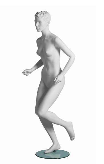 Vanessa Runner sportovní figurína, prolisované vlasy, bílá