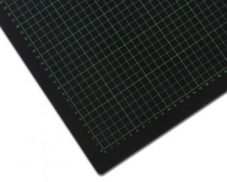 Řezací podložka 150x100 cm, černo/černá, jednostranná, tloušťka 3 mm (86200027)
